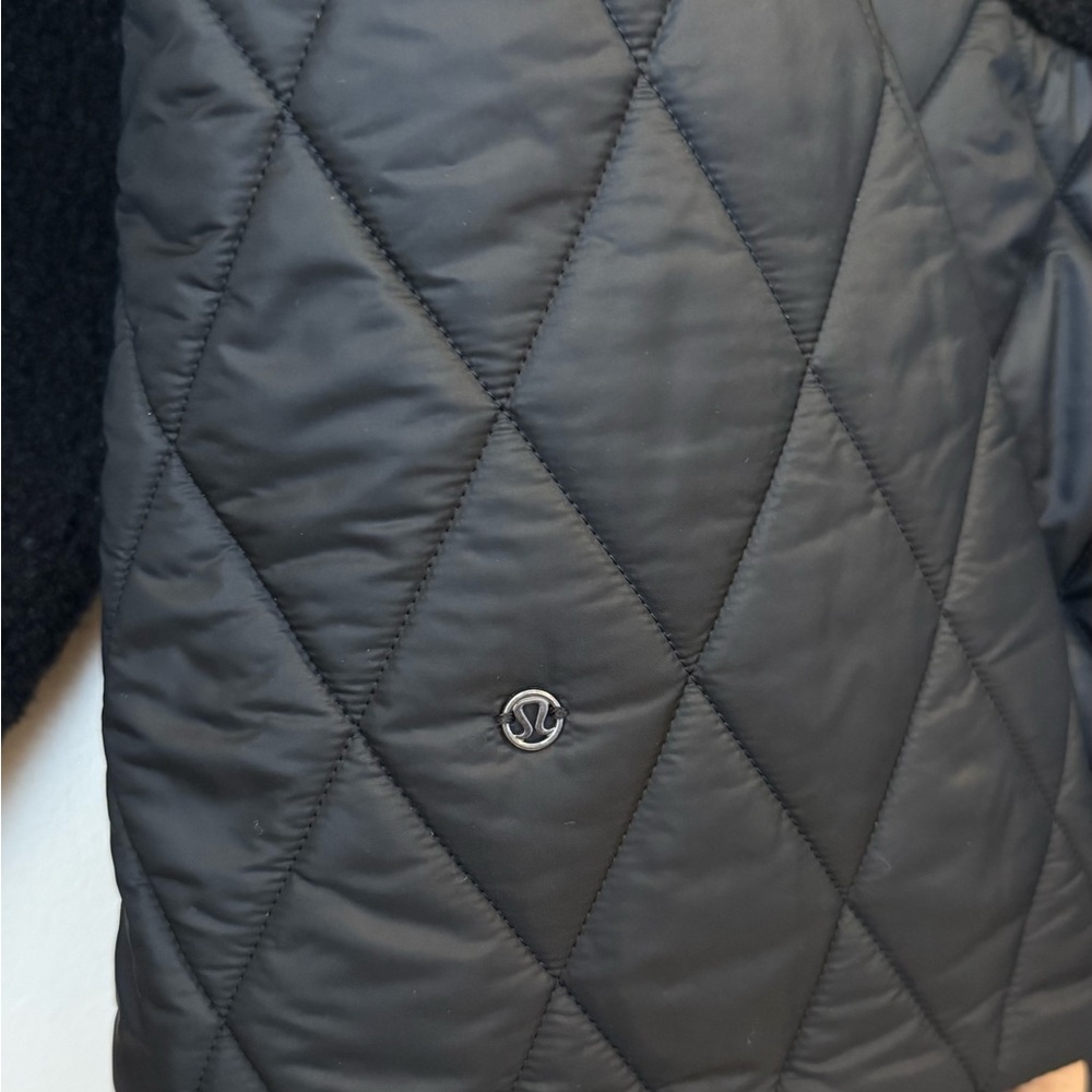 lululemon athletica Black Quilted Jacket